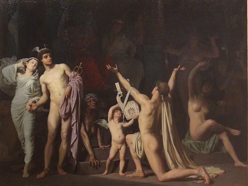1838-Firmin Marie François Girard - Orfeo negli inferi